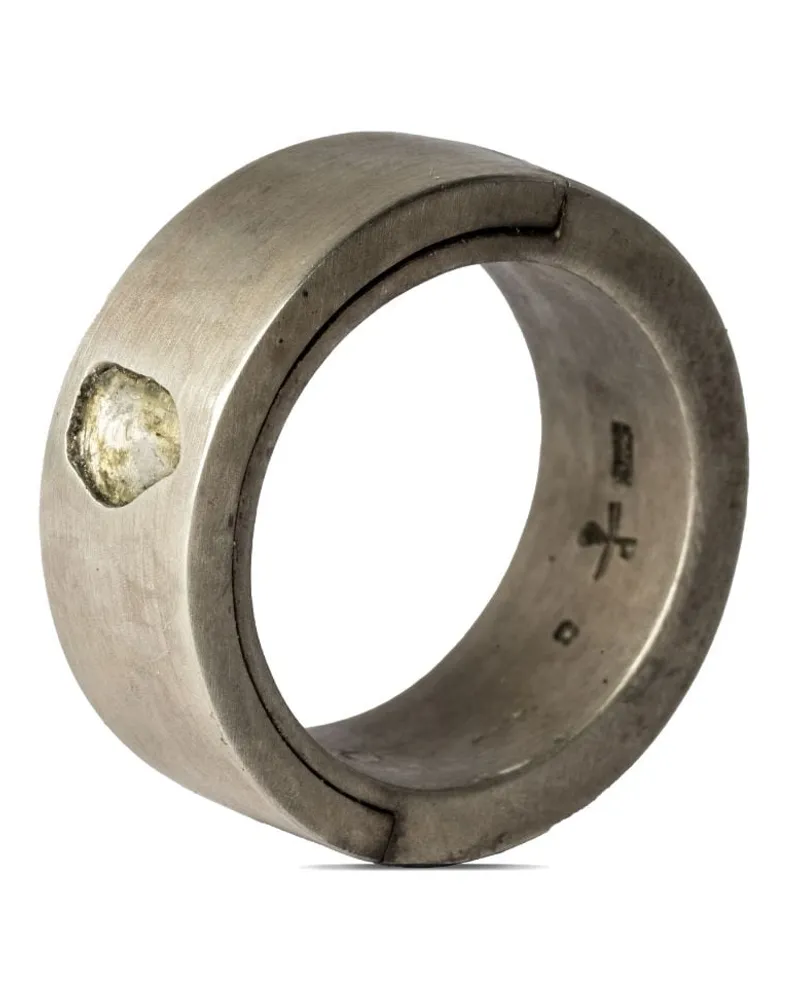 Parts Of Four Sistema Ring aus Sterlingsilber mit Diamant Silber