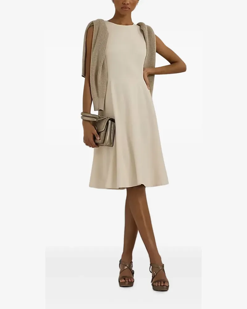 Ralph Lauren Ausgestelltes Trägerkleid - Nude Nude