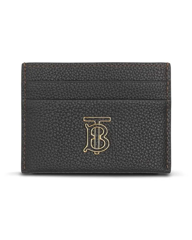 Burberry Kartenetui mit Logo-Schild - Schwarz Schwarz