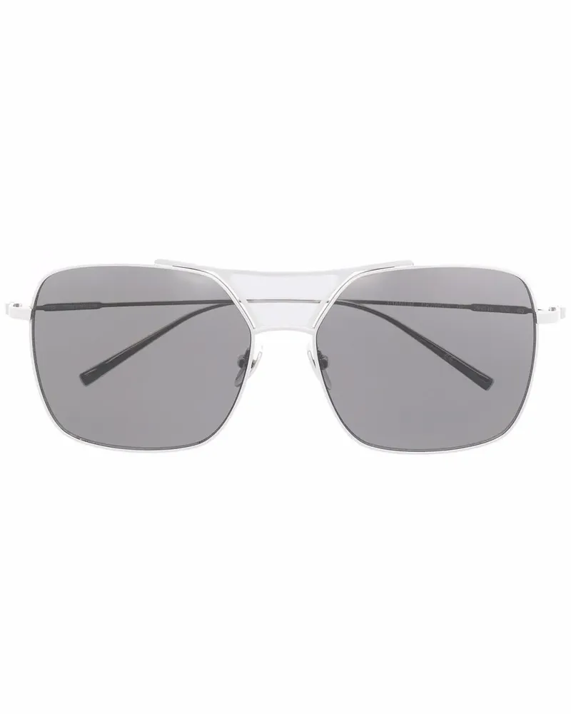 Calvin Klein Sonnenbrille mit Oversized-Gestell - Silber Silber