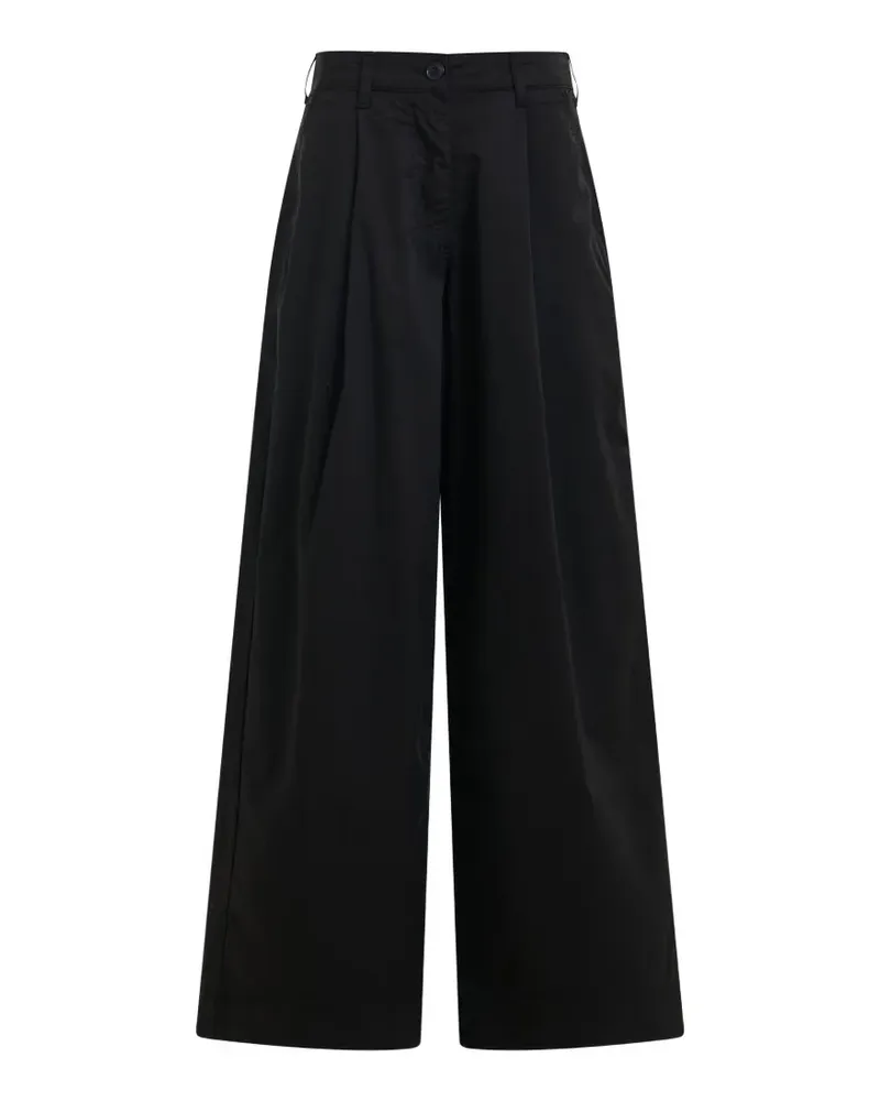 Essentiel pleated wide-leg trousers - Schwarz Schwarz