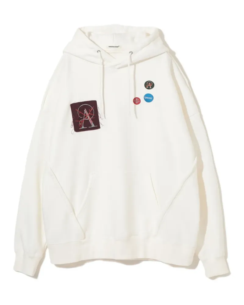 Undercover patchwork hoodie - Weiß Weiß