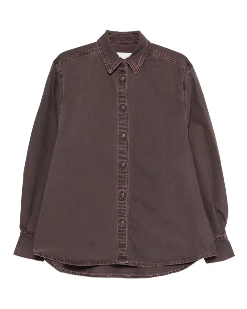 Magda Butrym Button-down-Hemd aus Baumwolle - Braun Braun