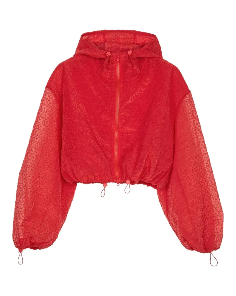 Cecilie Bahnsen Aisha hooded jacket - Rot Rot