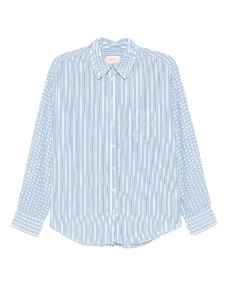 Gant striped cotton shirt - Blau Blau