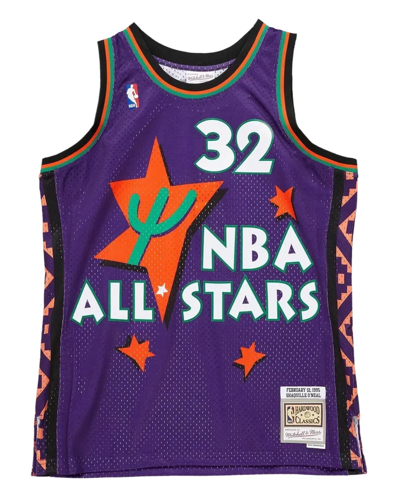 Mitchell & Ness x NBA All Star 1995 Shaquille O'Neal Swingman Tanktop - Violett Violett