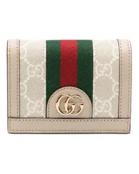 Gucci Ophidia GG Portemonnaie Weiß