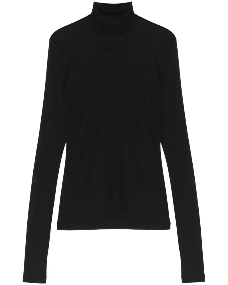 Nanushka Harri T-Shirt mit Rollkragen - Schwarz Schwarz