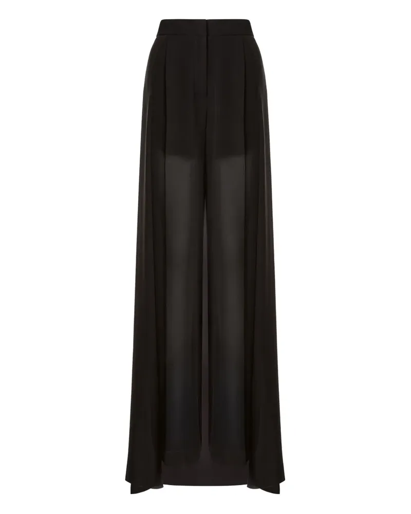 Alberta Ferretti Hose mit transparenter Spitze - Schwarz Schwarz