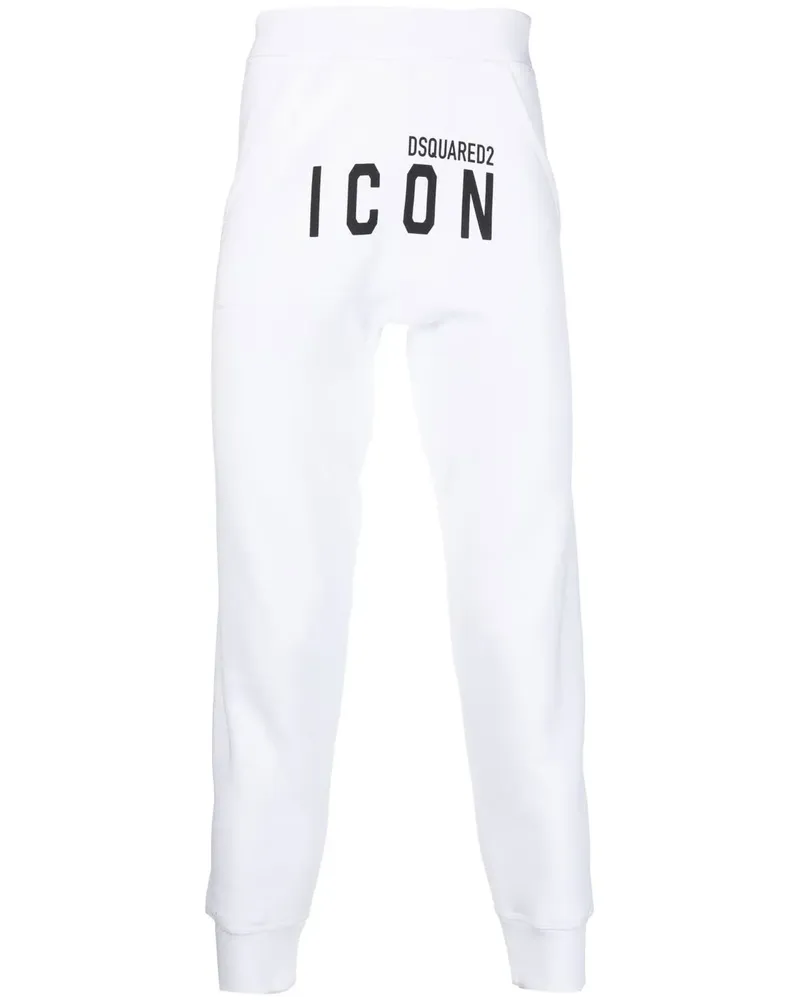 Dsquared2 Jogginghose mit ""Icon""-Print" - Weiß Weiß