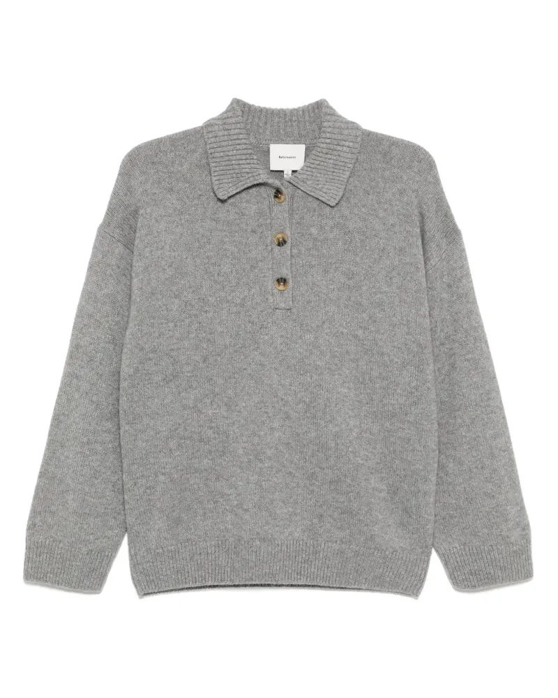 Reformation Brooklyn Pullover - Grau Grau