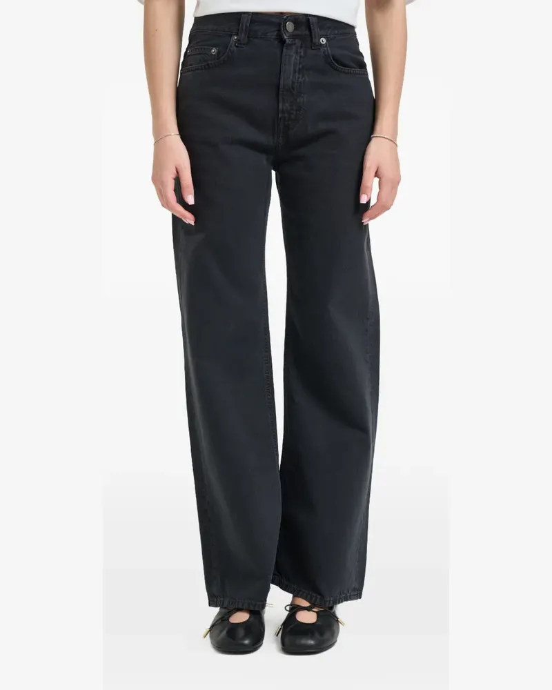 Haikure wide-leg jeans - Schwarz Schwarz