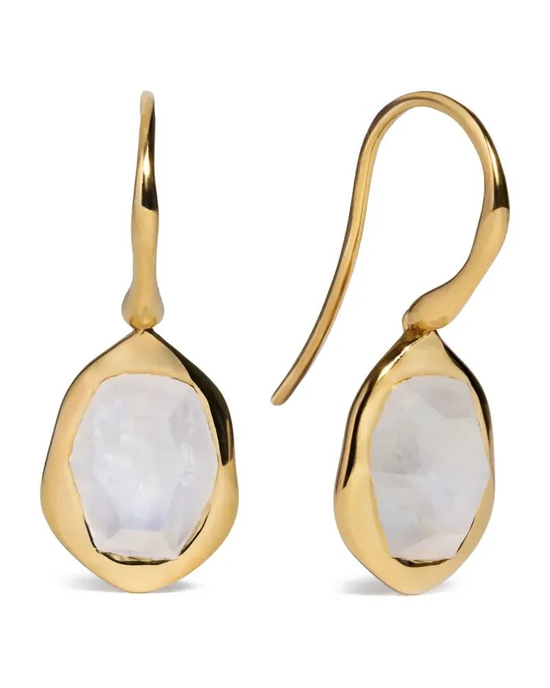 Monica Vinader Odyssey moonstone earrings - Gold Gold