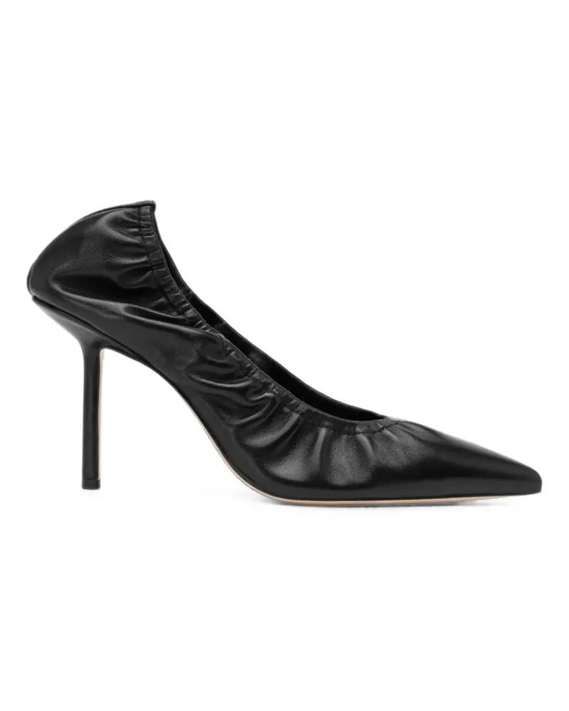 Studio Amelia Geraffte Rhodes Pumps - Schwarz Schwarz