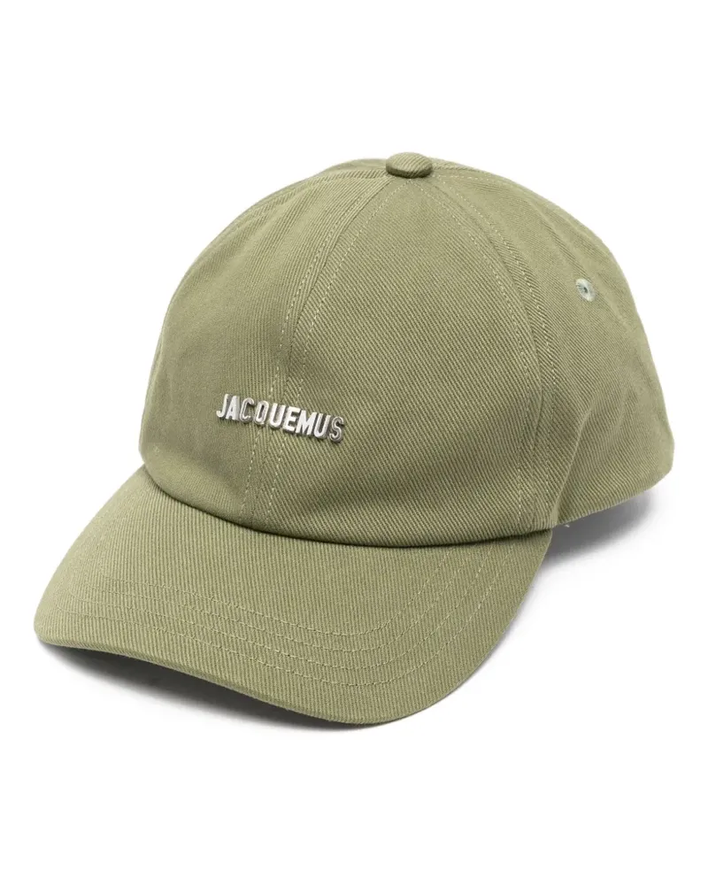 Jacquemus The Gadjo Baseballkappe mit Logo-Schild - Grün Grün
