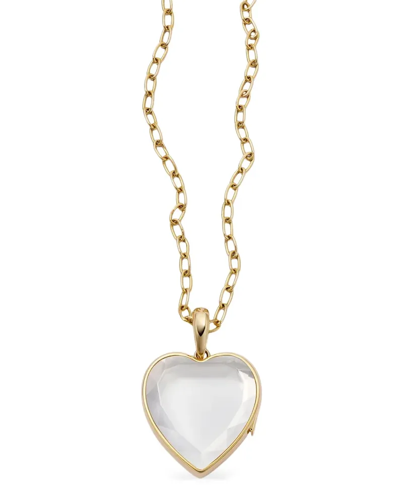 Loquet Große 18kt Heart Locket Gelbgoldhalskette Gold
