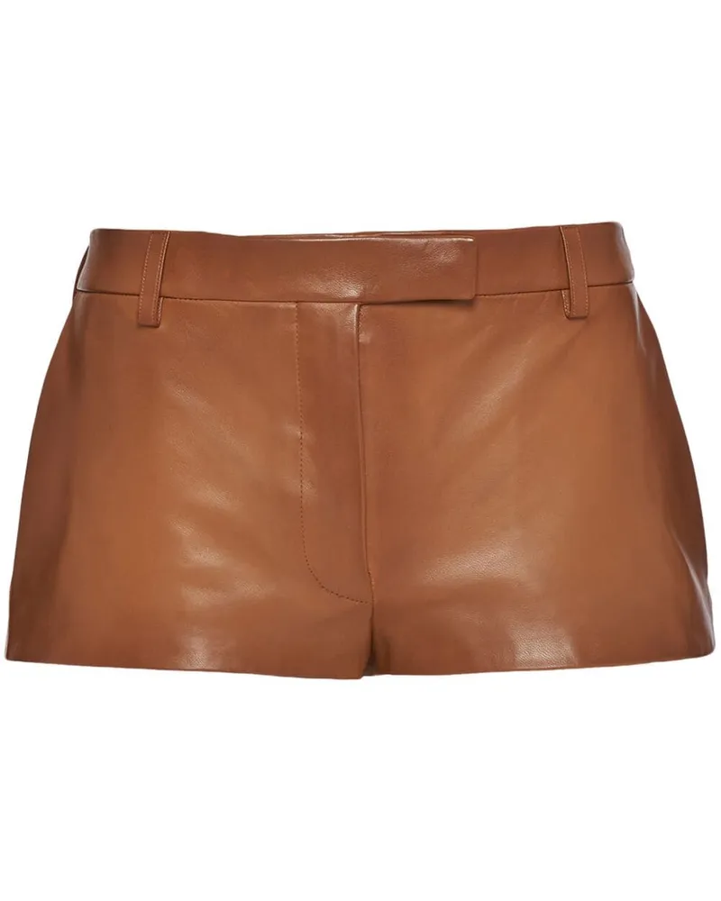 Prada Tief sitzende Shorts - Braun Braun