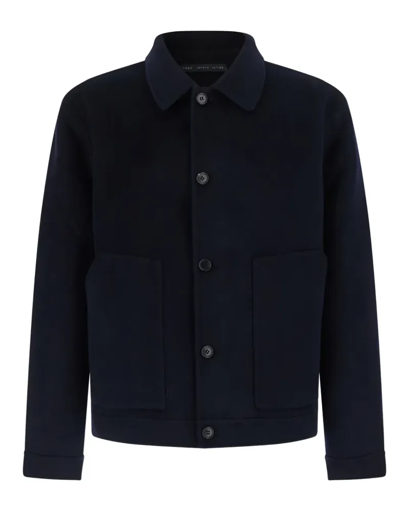 Low Brand Hemdjacke mit Knopfleiste - Blau Blau