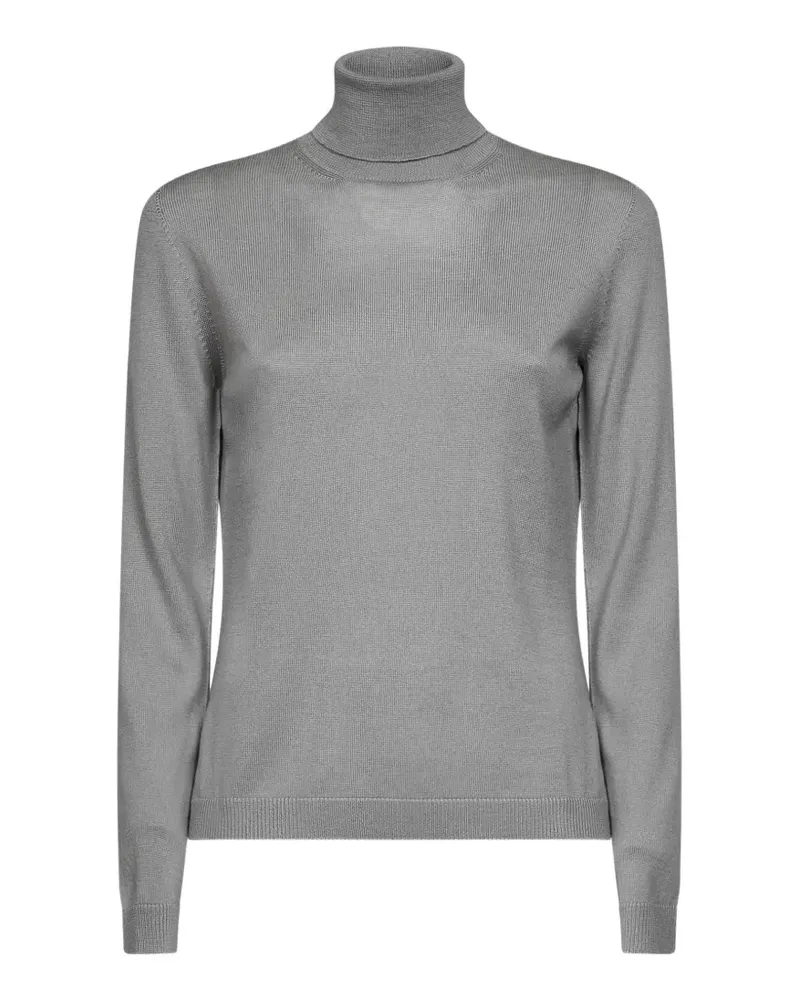 Blanca turtleneck fine-knit sweater - Grau Grau