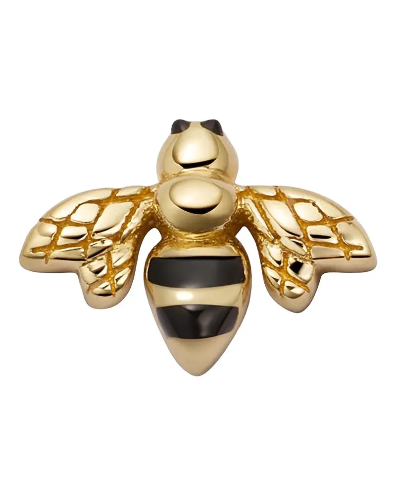 Loquet 18K yellow gold Honeybee enamel charm Gold