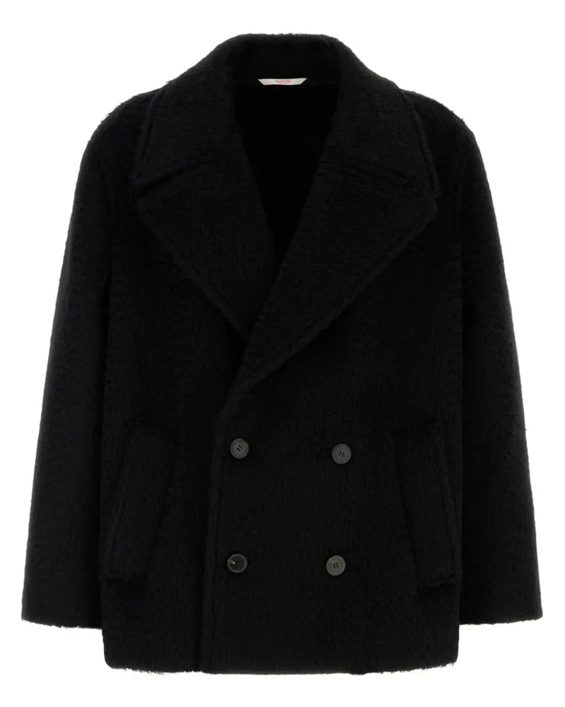 Valentino Garavani Doppelreihige Jacke - Schwarz Schwarz