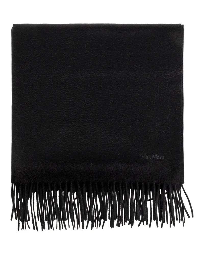Max Mara fringed-edge scarf - Schwarz Schwarz