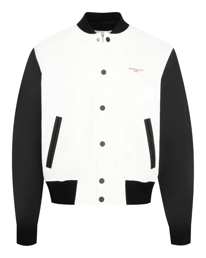 Givenchy Bomberjacke mit Foto Negative-Print - Weiß Weiß