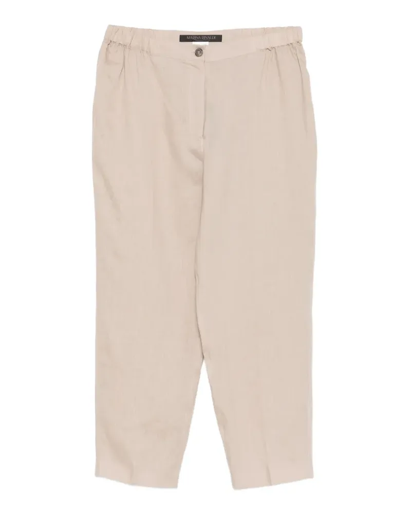 Marina Rinaldi Hose mit elastischem Bund - Nude Nude