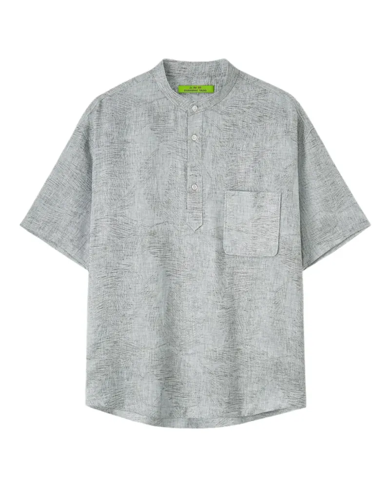 Shanghai Tang Tang short-sleeve shirt - Grau Grau