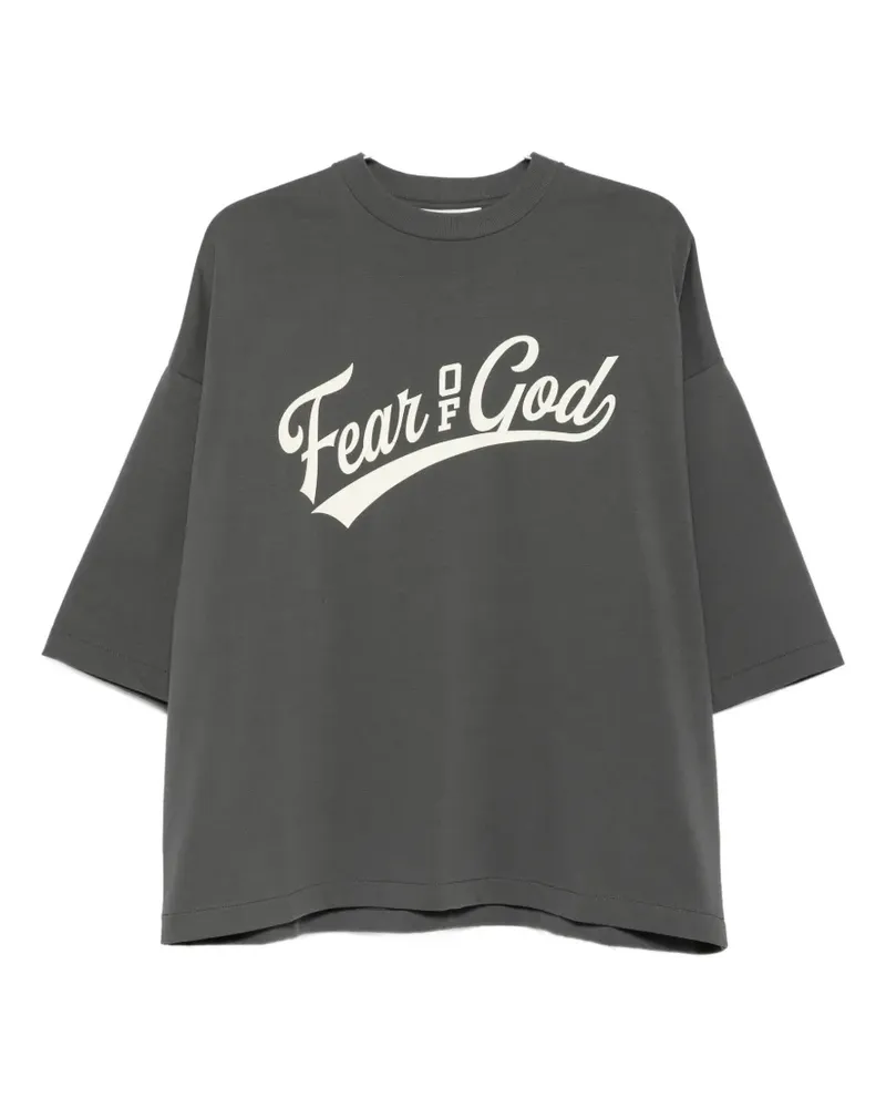 Fear of God Merch Tee T-Shirt mit Logo - Grau Grau