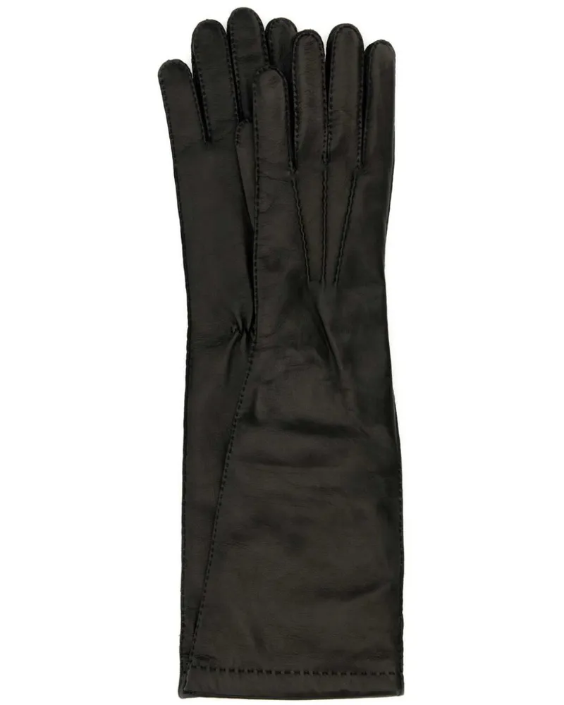Miu Miu Handschuhe aus Nappaleder - Schwarz Schwarz