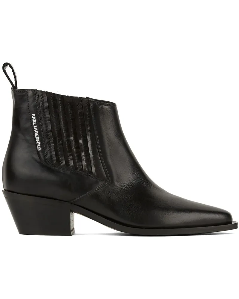 Karl Lagerfeld Kansas Stiefeletten 50mm - Schwarz Schwarz