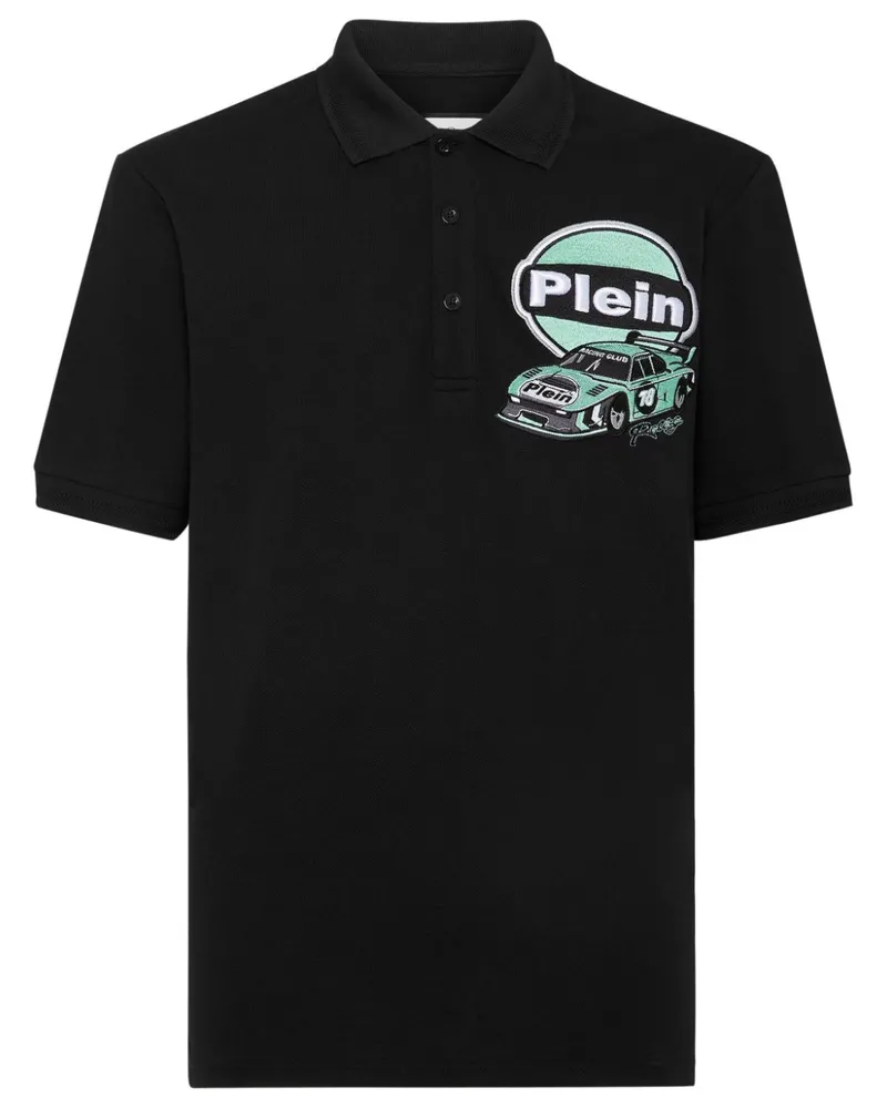 Philipp Plein Cars Racing Poloshirt - Schwarz Schwarz