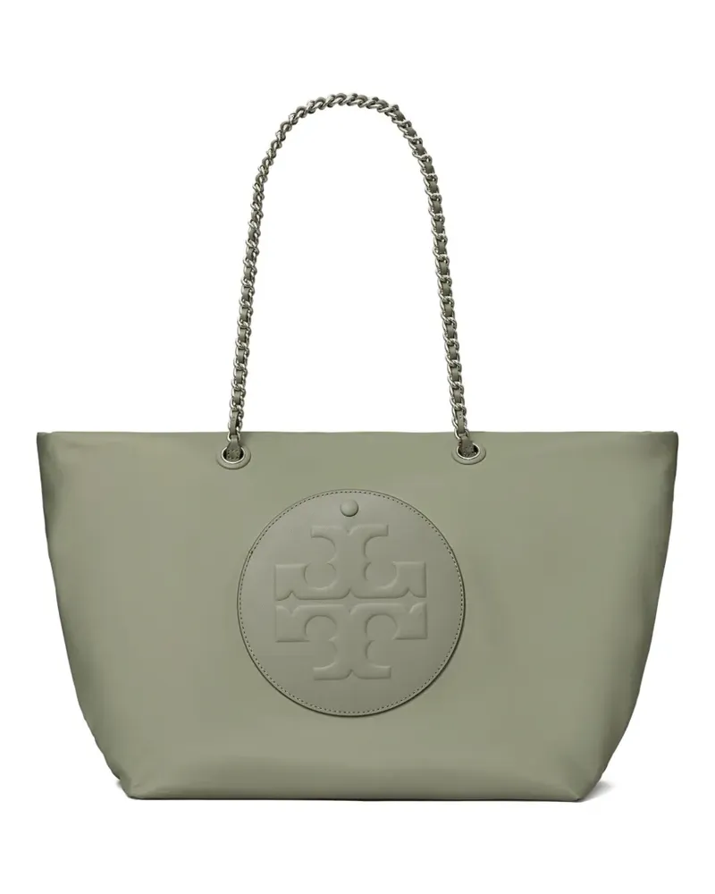 Tory Burch chain-strap logo-plaque tote bag - Nude Nude