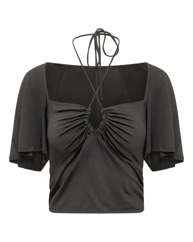 IRO Kurzärmeliges Oberteil - Schwarz Schwarz