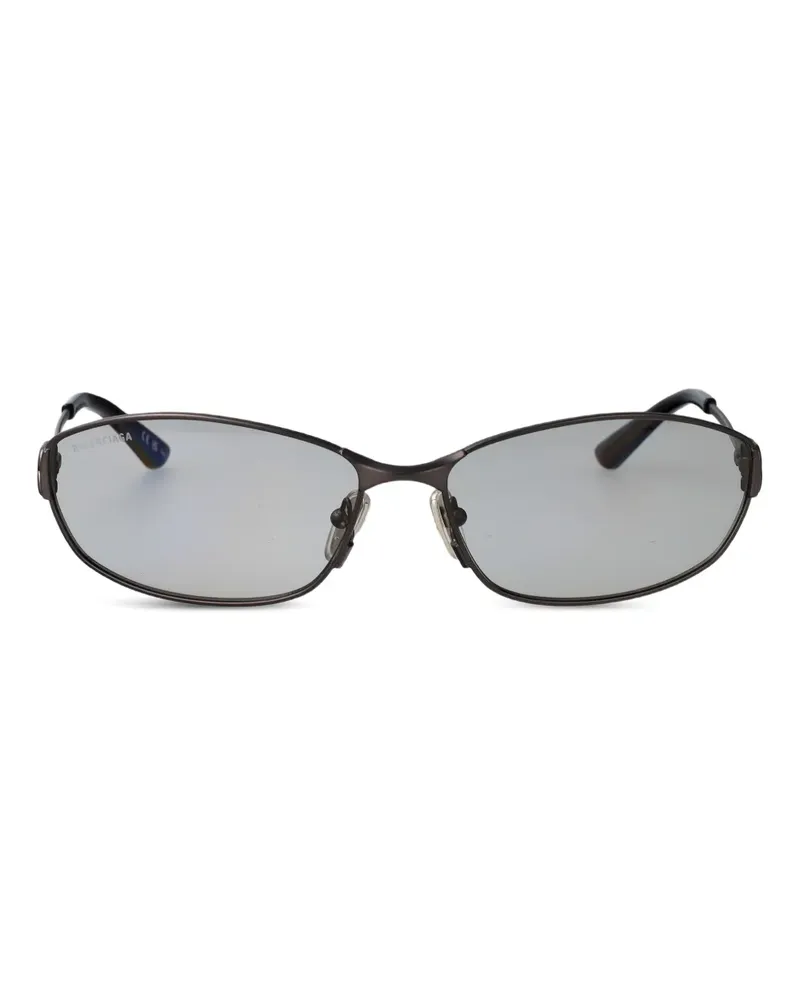 Balenciaga Sonnenbrille mit eckigem Gestell - Schwarz Schwarz
