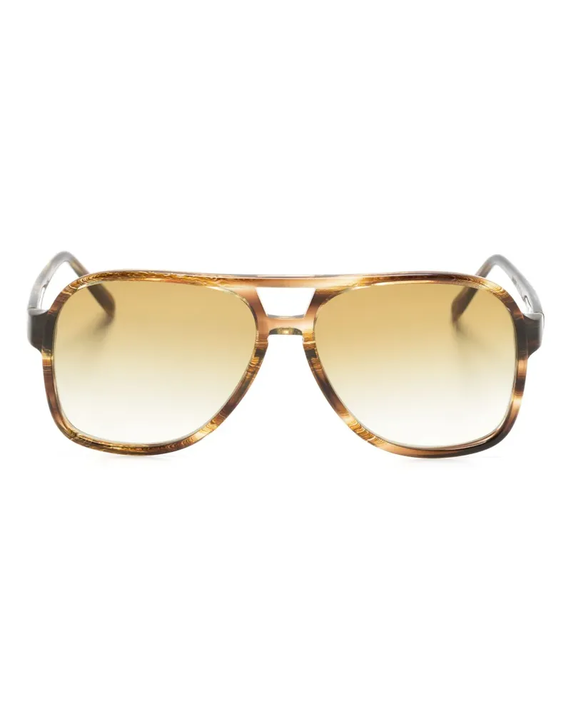 MOSCOT Sheister Sun Pilotenbrille - Gelb Gelb