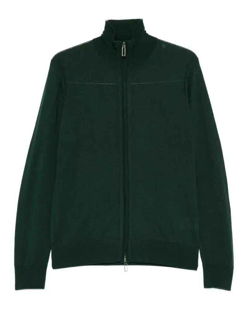 Paolo Pecora Milano zip-up high-neck cardigan - Grün Grün