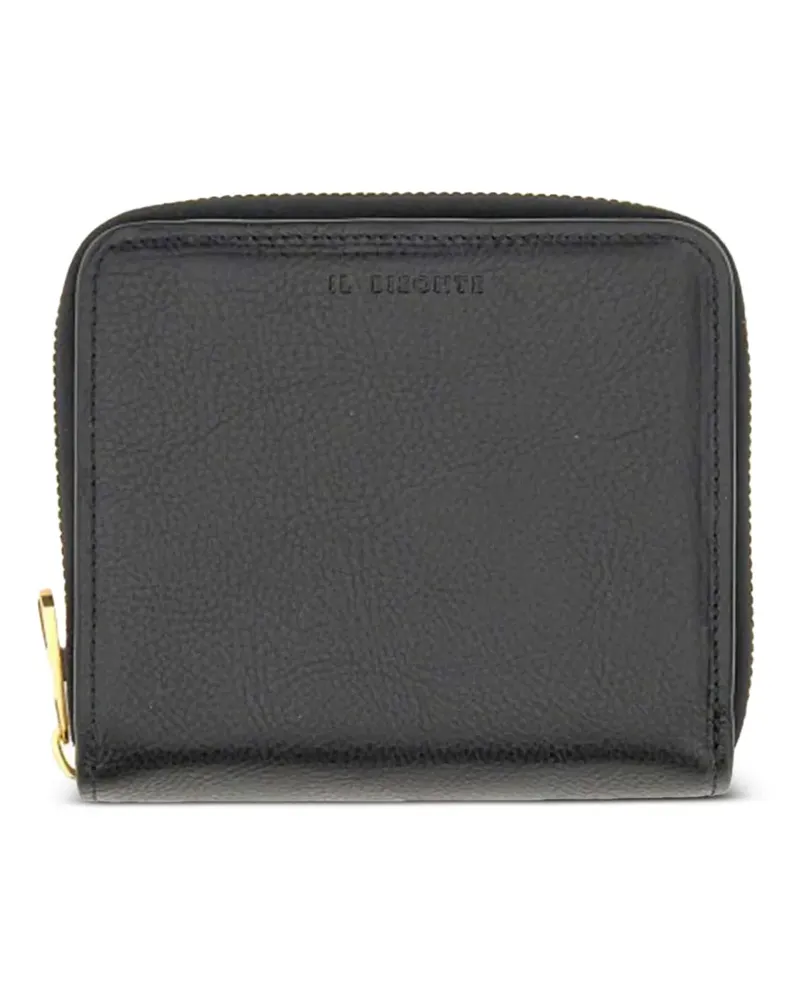 IL BISONTE zipped wallet - Schwarz Schwarz