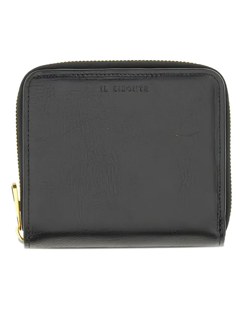 IL BISONTE zipped wallet - Schwarz Schwarz