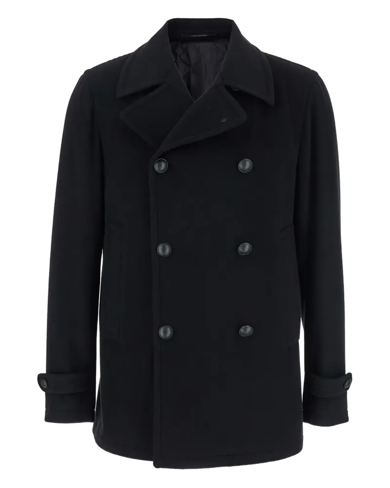 Tagliatore Klassische Cabanjacke - Schwarz Schwarz
