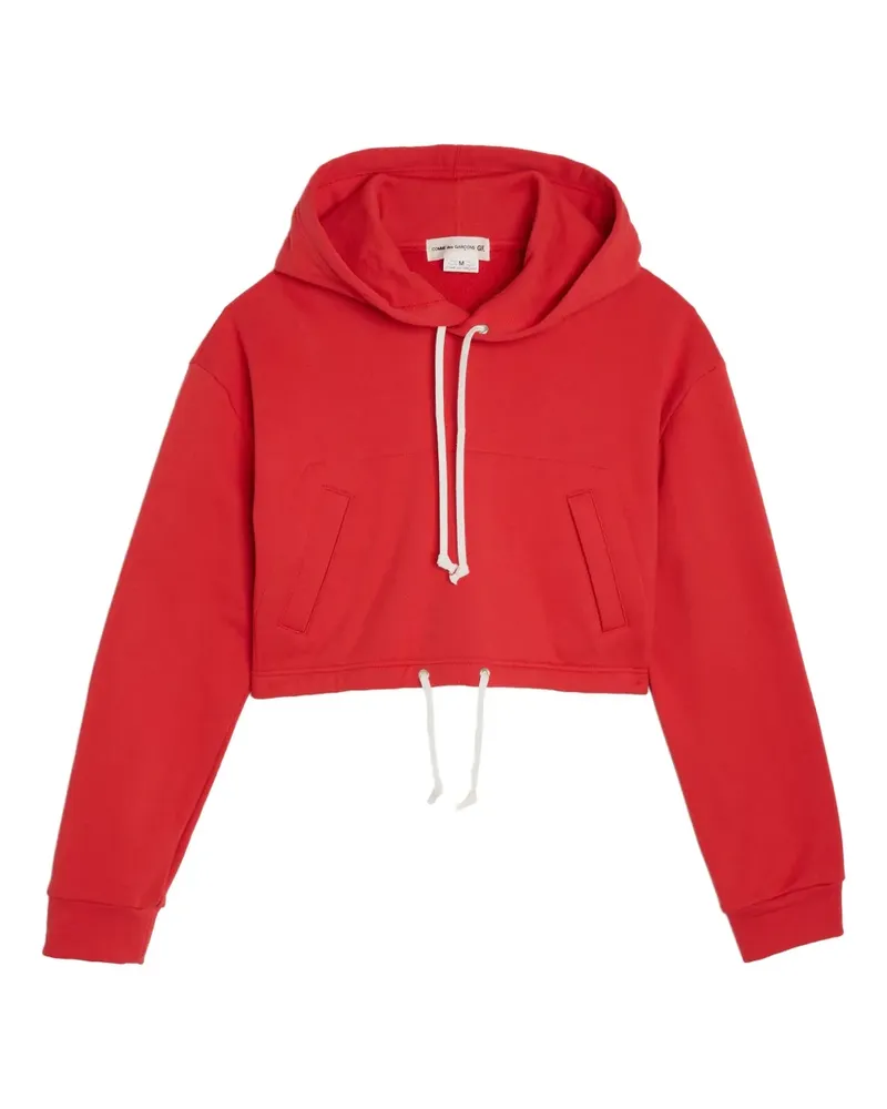 Comme des Garçons Cropped-Hoodie - Rot Rot