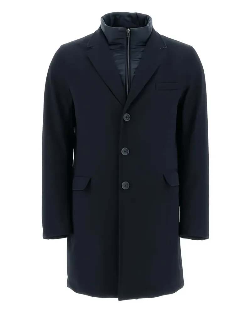 Herno Einreihiger Mantel - Blau Blau