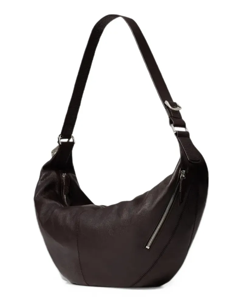 Christophe Lemaire Quiver Clip Tasche aus Leder - Schwarz Schwarz