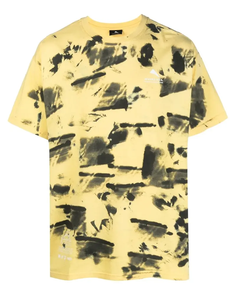 MAUNA KEA T-Shirt mit Pinselstrich-Print - Gelb Gelb