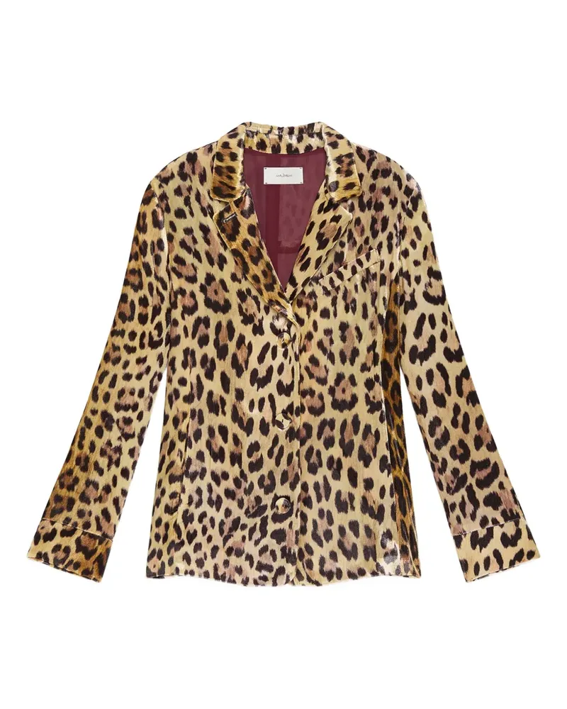 Maliparmi Jacke mit Leoparden-Print - Braun Braun