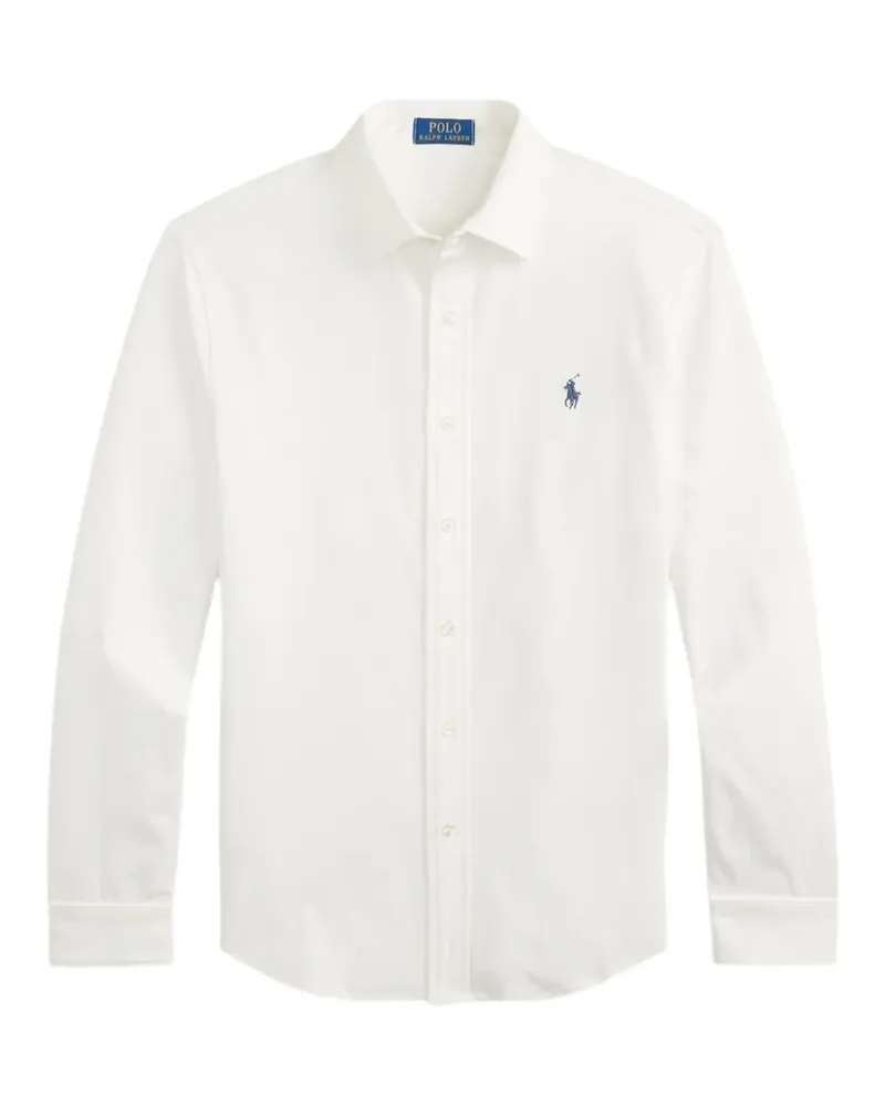 Ralph Lauren Hemd mit Logo-Stickerei - Weiß Weiß