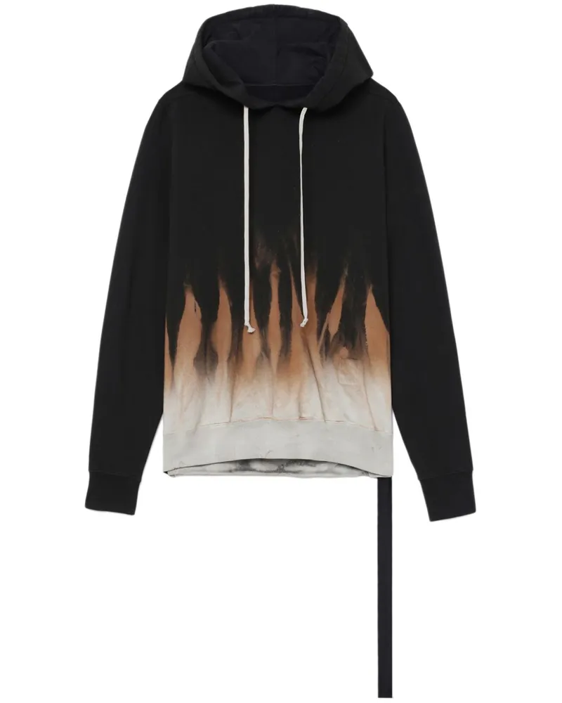 DRKSHDW by Rick Owens Hoodie mit Batik-Print - Schwarz Schwarz