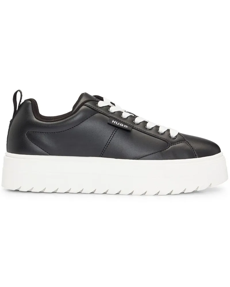 HUGO BOSS Sneakers mit Plateausohle - Schwarz Schwarz