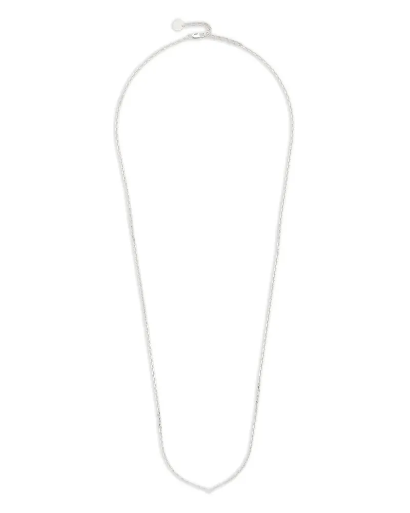 Tom Ford Halskette mit T-Riemen-Anhänger - Silber Silber